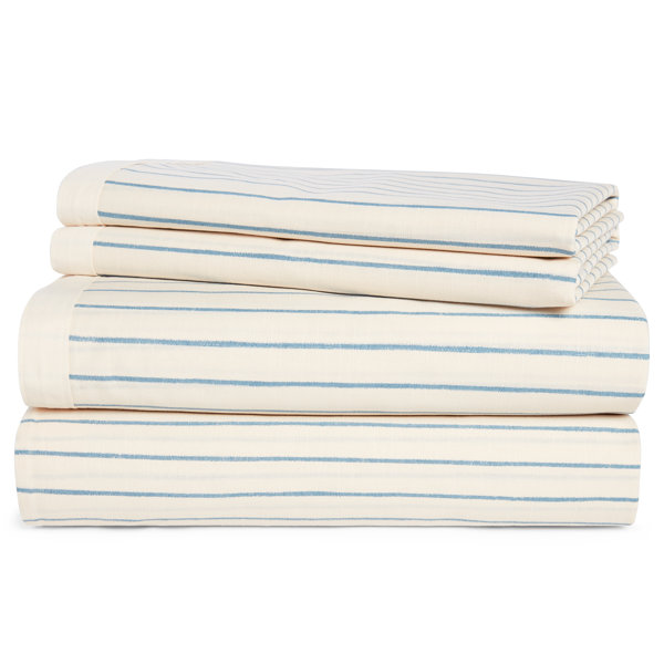 Lauren Ralph Lauren 200 Thread Count Striped 100 Cotton Sheet Set